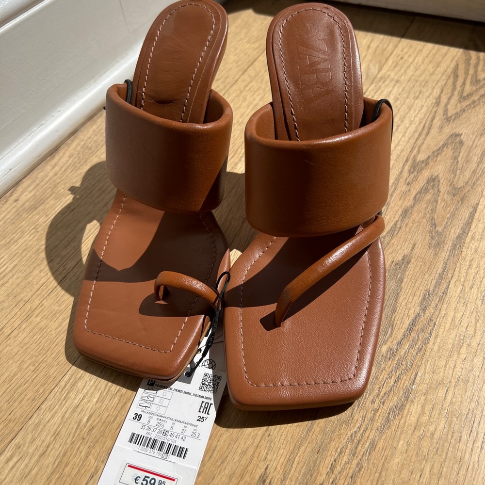ZARA Women's Brown Sandals NWT